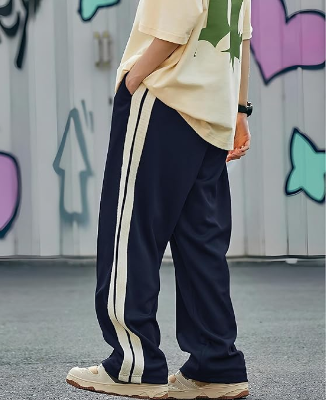 Jump Cuts||Loose Fit Track Pants for Men||Lycra Blend Baggy Pants||Mens Stylish Baggy Track Pant